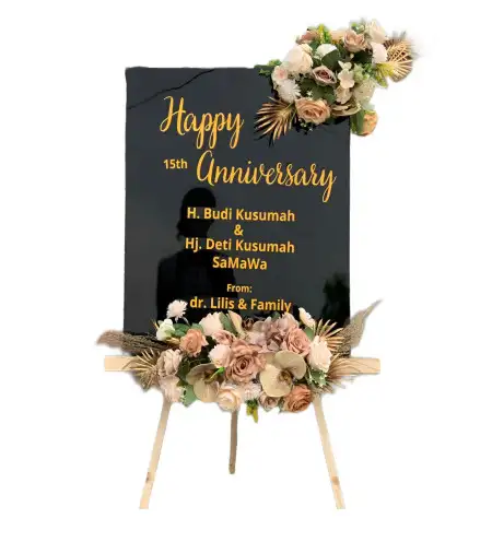 Papan Bunga Akrilik Putri Hijau