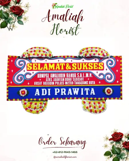 Papan Bunga Ucapan Selamat Putri Hijau