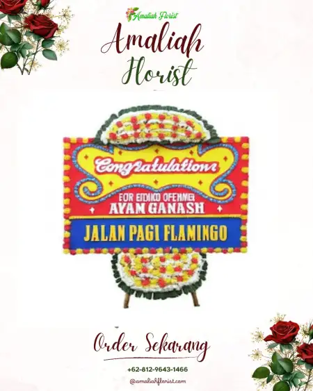 Sewa Papan Bunga Putri Hijau